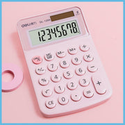 8-digit macaron series counting machine/computer (pink)
