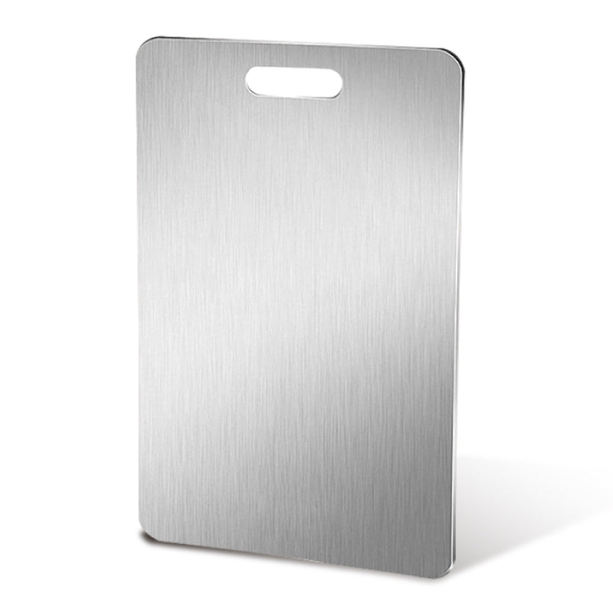 Stainless steel chopping board chopping board double-sided chopping board cutting board mud board stainless steel double-sided chopping board cooking kitchen dipping board sticky board kitchen supplies 39*28cm