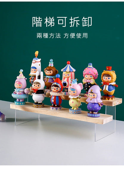 [Double-layer model] Acrylic double-layer model display stand 31.5*11.5*20CM (length x width x height) [Dust-proof | Storage | Exclusive for display]