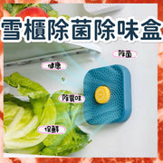 活性竹炭冰箱除味盒 冰箱雪櫃除菌除味盒健康衛生 除異味 保鮮 （顏色隨機） 快速祛除冰箱異味 ｜去味抑菌 雪櫃消臭劑 除味灰