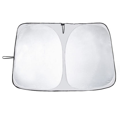 Tesla Model Y windshield sunshade/190T sunshade/folding car sunshade/car curtains/silver curtains/black curtains