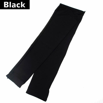 Black sunscreen ice silk sleeves for men and women in summer, anti-UV sunscreen sleeves, summer anti-UV sports sleeves, sunscreen hand sleeves