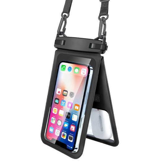 IPX8双容量手机防水袋大容量防水手机袋潜水防水袋黑色