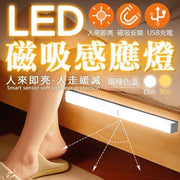 Warm Light Magnetic Sensor Light LED Strip USB Rechargeable LED Sensor Light Night Light Corridor Light Cabinet Light Ambient Light Display Light Bedside Lamp Human Body Sensor Night Light Smart Sensor Light (29.7cm/Warm Light) Night Light Sensor Light