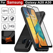 Blue suitable for Samsung Galaxy A20 mobile phone case anti-fall case shockproof protective cover phone case