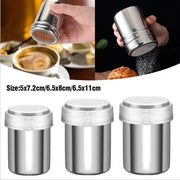 小號 5x7cm 304不銹鋼撒粉筒 帶網密孔牙籤筒 撒粉器 撒粉罐