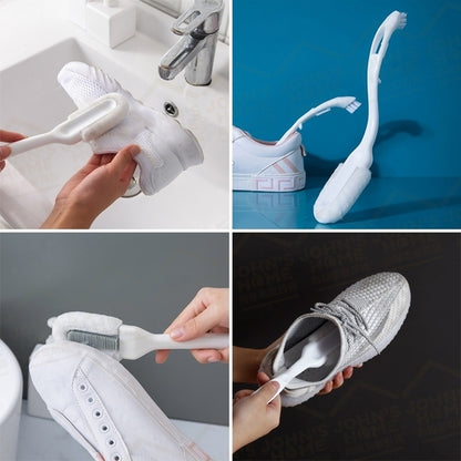 Multifunctional professional shoe cleaning brush soft and hard two-in-one bristle shoe cleaning brush sneaker brush double-sided brush three-head brush board brush