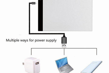 USB LED light box tracing board drawing board