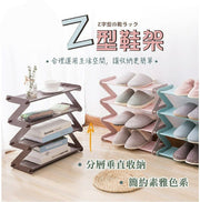 4层简易家用经济型收纳鞋架Z型鞋架鞋柜鞋架简易鞋架多层鞋架室内拖鞋架拖鞋架鞋柜组合鞋架宿舍鞋柜鞋架置物架宿舍门口置物架牛津布简易收纳鞋架