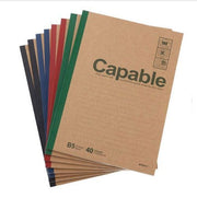 B5 seamless notepad (40 pages) [pack of eight] (blue)