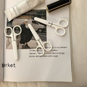 Unprinted style handmade small scissors for DIY work cutting (small size) T