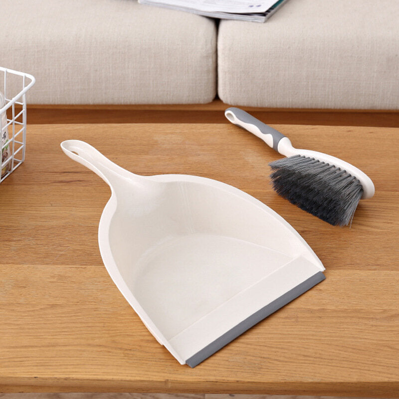 Small broom set household handheld small book desktop cleaning plastic garbage shovel small dustpan lazy small broom brush
