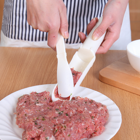 廚房DIY用品肉丸製作器魚滑蝦滑自製工具丸子擠壓器火鍋小工具 湯匙