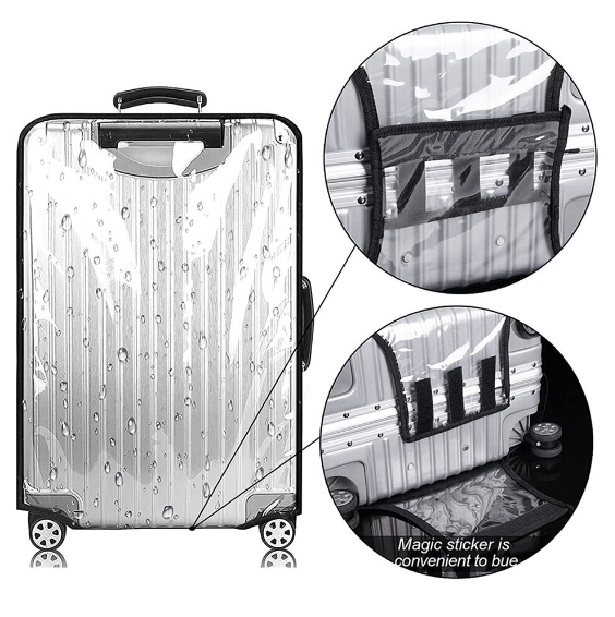 30寸 行李箱保護套 透明 加厚 耐磨 防水 拉桿箱套 旅行皮箱套