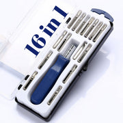 16-in-1 Screwdriver Set, Multifunctional Precision Magnetic Bit Driver Kit