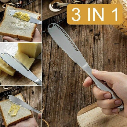 [1件裝] 不銹鋼牛油刀 黃油刀 奶油刀 奶油 西餐麵包餐刀 餐刀