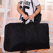 Extra large Oxford cloth moving bag packing bag thickened wear-resistant and dirt-resistant simple luggage bag woven bag