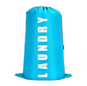 [Blue] Laundry Bag Storage Bag Oxford Bag Drawstring Bag Drawstring Pocket