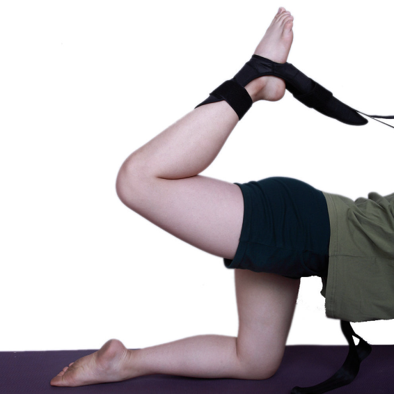 康复训练拉筋带辅助脚踝韧带拉伸器魔术贴瑜伽辅助拉伸带脚踝矫正带其他瑜珈用品