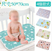 Blue Elephant 50*70cm Pure Cotton Waterproof Breathable Baby Diaper Pad/Menstrual Leakage-proof Pad