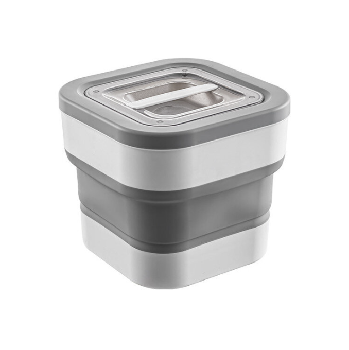 Foldable insect-proof and moisture-proof sealed rice cylinder folding rice bucket storage box