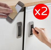 2-pack home punch-free window handle cabinet handle-grey 2 multi-function labor-saving auxiliary handle door drawer cabinet door