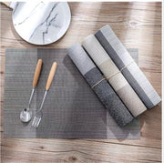 [Waterproof] Japanese placemat waterproof table mat non-slip placemat insulation mat dining table mat western placemat easy to clean environmentally friendly PVC