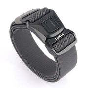 [Dark Grey] 125cm quick-release buckle belt quick-drying elastic waistband