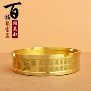 Pure brass home living room office desk high-end modern ashtray living room coffee table practical ornaments