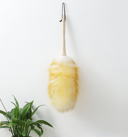Feather duster dust removal household housework cleaning dust cleaning tool car Zen dust sweeper wool duster chicken feather sweep