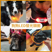 狗狗Led發光頸圈-黃色