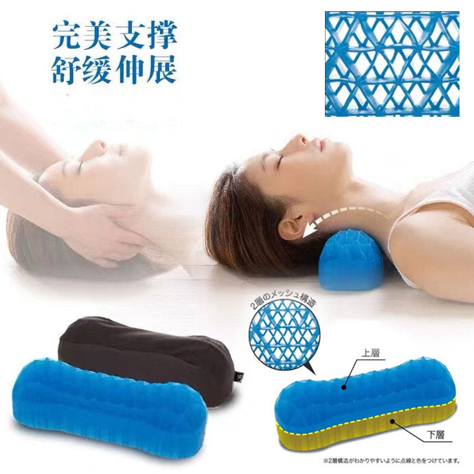 U-shaped pillow gel pillow neck pillow gel u-shaped pillow travel office home student nap pillow honeycomb ice pad new memory foam u-shaped pillow neck pillow can store slow rebound neck pillow u-shaped pillow neck pillow inflatable pillow