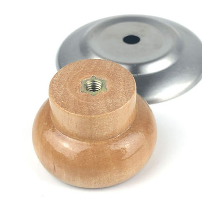 2 solid wood pot lid top beads pot lid handle pot twist kitchen supplies accessories stainless steel pot lid cap pot set