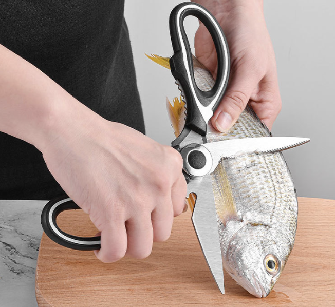 剪刀家用多功能厨房剪不锈钢剪强力剪鸭鱼鸡骨剪烤肉剪厨用剪刀
