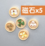 Full dim sum decoration - a set of 5 types of xiaolongbao + siu mai + small steamed buns + steamed dumplings + rice dumplings