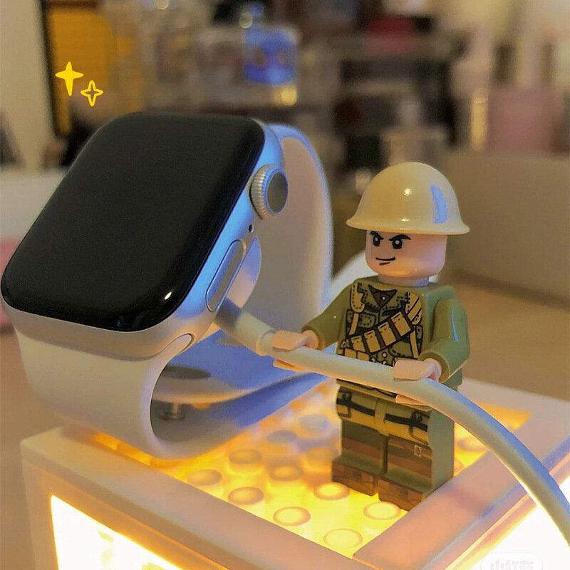 Building Block Apple Watch Stand Apple Watch Stand LED Light