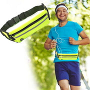 Running waist bag, outdoor fitness, anti-sweat and anti-theft mobile phone bag, men's and women's fashion water bottle, sports waist bag, elastic fitness bag