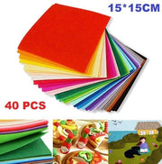 [40块装] 混色儿童diy 手工材料15*15CM