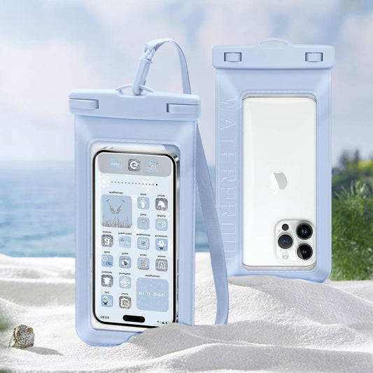 Environmentally friendly mobile phone waterproof case transparent swimming waterproof bag large size mobile phone waterproof bag