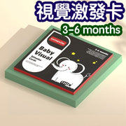 Newborn baby early education visual stimulation card baby color pursuit educational toy black and white card 12 grasp