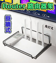 掛牆式路由器Wifi置物架 路由器 Wifi收納層架 電視 電腦屏幕置物  搖控器 機頂盒 機頂收納架 什物架 增加收納空間 慳位
