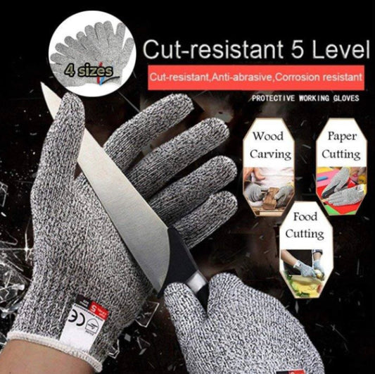 Multipurpose reinforced wear-resistant and anti-cut gloves (fine size)