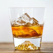 Japanese Mount Fuji wine glass 9.2x10x6.2cm (transparent)