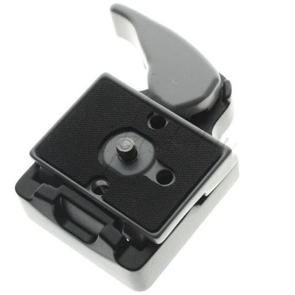 Gray and black quick-release plate camera tripod quick-release mount quick-release mount head quick-release mount head