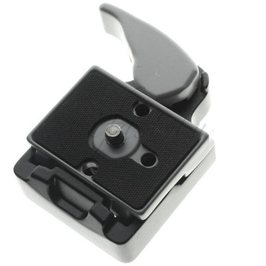 Gray and black quick-release plate camera tripod quick-release mount quick-release mount head quick-release mount head