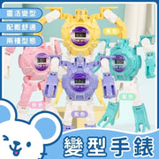 益智創意手錶變形機器人 變形手錶 兒童玩具金剛 兒童手錶 機器人手錶 兒童手錶 兒童玩具手錶（黃色