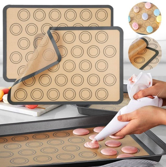 Macaron silicone baking mat, high temperature resistant baking mat, cookie non-stick mat, oven baking mat, baking mat, high temperature resistant non-stick oven mat, baking mat