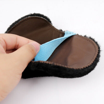 Plush shoe polishing cloth, imitation wool shoe polishing gloves, shoe polish polishing shoe polishing rag, portable polishing shoe polishing cloth sponge