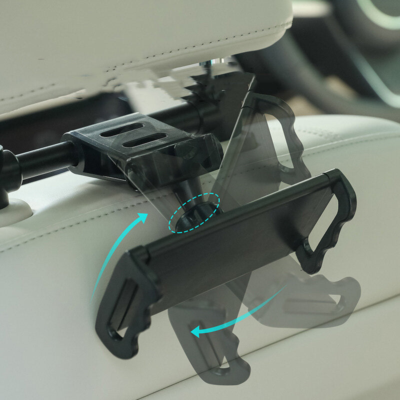 Car mobile phone tablet holder rear car trash can multi-functional mobile phone holder car storage box three-in-one