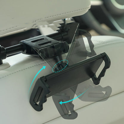 Car mobile phone tablet holder rear car trash can multi-functional mobile phone holder car storage box three-in-one